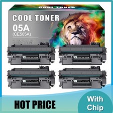 4PK CE505A Toner Cartridge For HP 05A LaserJet P2035n P2035 P2055dn P2050 P2030 picture