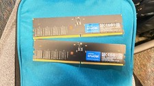 USED Crucial Pro 128GB Kit (2x64GB) DDR5 RAM, 5600MHz UDIMM Desktop RAM no box picture