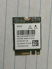 52 x   DELL  DW1820 WLAN WiFi Wireless 802.11ac NGFF Network Module card picture