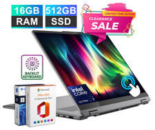 Lenovo Yoga 7i 2-in-1 16 Touch Laptop Backlit Intel Ultra 7 16GB RAM & 512GB SSD picture