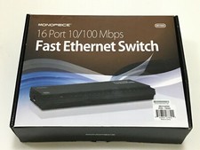 Monoprice MEH160SK 16 Port 10/100 Mbps Fast Ethernet Switch picture