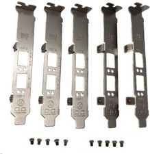 5PCS 57810s Full Height Brackets w/ Screws for Broadcom Fibre NIC picture