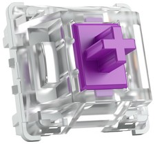 Glorious Kailh Pro Purple MX Switches Tactile 56-Pk Open Box Read Description picture