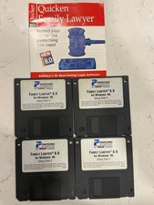 Vintage Quicken Family Lawyer 8.0 Parsons Technology Windows 95 4 Floppy UNTESTE picture