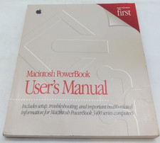 Apple Macintosh PowerBook User's Manual 3400 Series vintage computer book 1997 picture