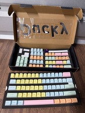 Hardcap x Ducky Cotton Candy 108 Key SA Profile Double Shot ABS Keycap Set picture