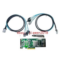 INSPUR 9211-8i 6Gbps HBA LSI FW:P20 IT Mode ZFS FreeNAS unRAID+2* SATA cable US picture