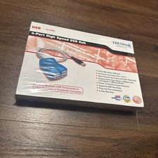 Trendnet TU-400E with Integrated Cables . 4 Port High Speed USB HU. picture