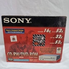 Sony CRX320A CD-RW/DVD-ROM ATAPI/EIDE 52x Power-Burn Turbo Boost 5.25