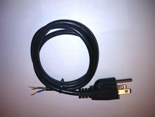 32 Inches 18AWG AC Power Cord (NEMA 5-15P to ROJ 3-Wire Open End Bare Pigtail) picture