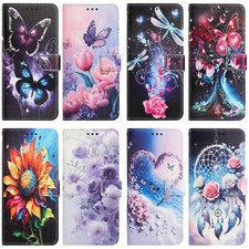 Butterfly Flower Wallet Cover Case For Vivo S17 S18 S19 Pro T3x iQOO U1X Z9x U10 picture