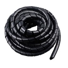 Organizador de cables en espiral - Funda para la gestión de cables(Negro) picture