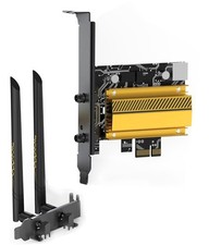 PCIe x1/4/8/16 WiFi 6E AX5400M Expansion Card with 5.3 Bluetooth picture