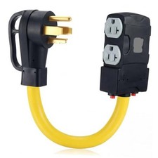 NEMA to 4X 5-20R/ 5-15R Dryer Distribution Adapter, 1.8 FT 14-30P picture