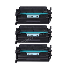 3-Pack Black Toner Cartridge No Chip Fits CF258A 58A M404Dn M404Dw MFP M428Dw M4 picture