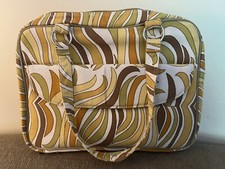 KATYDID 17” Vintage Laptop Bag Retro Canvas Fashionable Y2K 70s Hippie Boho Chic picture