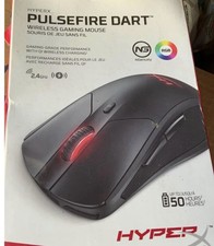 HyperX Pulsefire Dart RGB Programmable Wireless Gaming Mouse Black Brand New picture