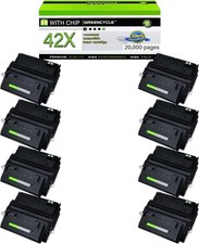 8PK Q5942X 42X Black Toner Cartridges Fits For HP LaserJet 4250dtn 4250tn 4350 picture