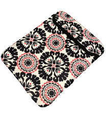 THIRTY‑ONE TOTE TABLET IPAD KINDLE NOOK CASE • BLACK WHITE PINK PRINT • ORGANIZE picture