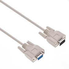 5-Pack 6Ft-50Ft DB9 Male to Female Serial Cable picture
