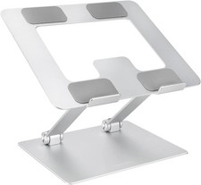 Amazon Basics Sturdy and Portable Ergonomic Laptop Stand for Desk, Height Adjust picture