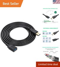 12FT USB 3.0 Male-Female Extension Cable for Optimal Device Connectivity picture