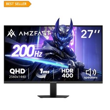 27'' Fast IPS Monitor: 2560x1440, 200Hz Refresh Rate, Eye Care & Built-in Audio picture