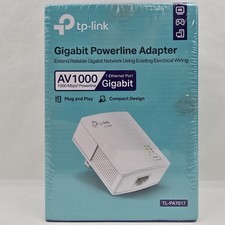 TP-Link Gagabit Powerline Adapter AV1000 Nano Size - White Compact TL-PA7017 picture