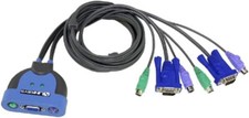 Cisco-Linksys KVM2KIT ProConnect Integrated KVM 2-Port Switch & Connector Cables picture