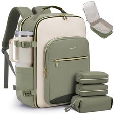 40L Travel Backpack Carry On Luggage for Women Men 3 Packing Cubes 17