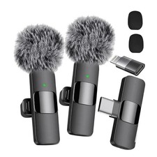 Lavalier Microphone Wireless Audio Video Recording Mini Mic For Android/iPhone picture