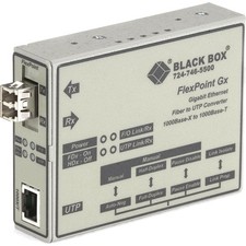 Black Box FlexPoint Modular Media Converter Gigabit Ethernet Multimode 850nm picture