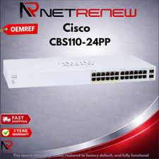 Cisco Refresh CBS110-24PP PoE 24 Port Gigabit Ethernet Switch picture