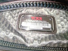 TUMI Alpha Bravo 'Brooks' Black / Brown Nylon Slim Briefcase - 222619HK2 picture