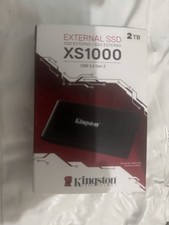 new sealed Kingston XS1000 2TB Portable External SSD USB 3.2 Gen 2 SXS1000/2000G picture