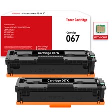 Compatible for Canon - Toner 067 High Yield Toner Cartridge - 2 PACK Black picture