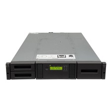 HPE StorageWorks MSL2024 24-Slot Tape Library 407351-001 + 2x LTO-6 Drive FC picture