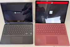 Lot of 2  Broken Laptops Microsoft Surface 1769 Acer Chromebook Spin R721T-A692 picture