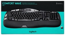 NEW Logitech K350 Comfort Wave Wireless Ergonomic Keyboard Unifying Receiver picture