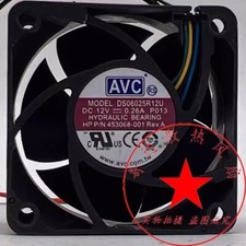 AVC DS06025R12U 6025 DC12V 0.26A 4-Wire Server Cooling Fan picture