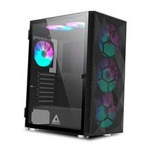 X3 Mesh High Airflow ATX Mid-Tower PC Case, 6 Fixed RGB Fans, X3 MESH X3-Black picture