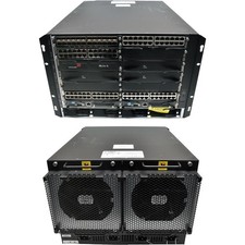 Brocade BR-MLXE-8-MR-M-AC 3xHigh Speed 4x24 RJ45 1x24 SFP 2x Mgmt 80-1007225-XX picture
