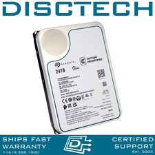 Seagate Factory Recertified Exos ST24000NM000C 24TB SATA 6Gbps 3.5in 7.2K HDD picture