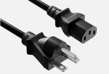 8 ft 14 AWG Heavy Duty Power Cord (NEMA 6-15P to IEC 320 C13) picture