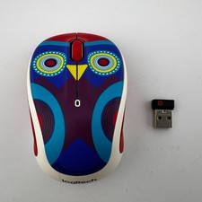 Logitech M325 M325C OLIVIA OWL Wireless USB Mouse w/ Receiver WORKS picture