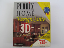 Autodesk Planix Home Design Suite 3D Software Windows 95 Vtg 90s New Open Box picture