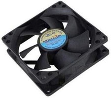 Masscool 80mm Cooling Fan 3-Pin Motherboard / 4-Pin PSU Connector Fan FD08025S1M picture