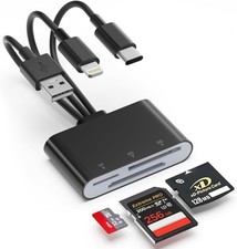 XD Card Reader for Olympus Fujifilm, 3-in-1 XD Picture Card Adapter with Ligh... picture