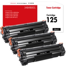 3pk 125 Toner Cartridge for Canon ImageClass LBP6000 LBP6030w MF3010 Printer picture