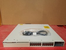 Cisco Catalyst C9300-24U-A 9300 24 UPOE With Power Supply/Power Cord Refurbished picture